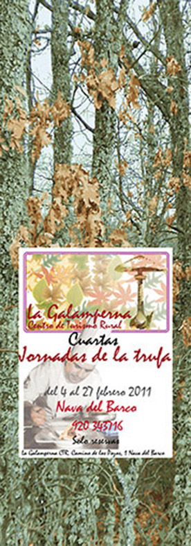 centro de turismo rural la galamperna, nava del barco, gredos, jornadas de la trufa, hotel rural, julián jiménez, propuesta de marca, la galamperna, centro de turismo rural, nava del barco, gredos, julián jiménez, diseño jesús garcía jiménez