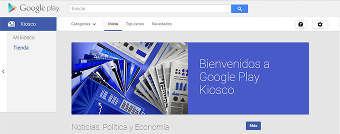 google newsstand, kiosko google