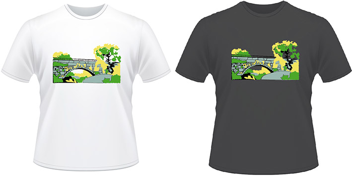 puente nava del barco, ávila, gredos, camisetas serigrafiadas, jesús garcía jiménez