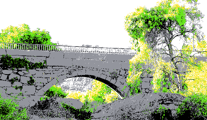 puente nava del barco, ávila, gredos, serigrafía, Photoshop, jesús garcía jiménez