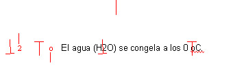signos indicación tipológica, signo letra volada, signo de superíndice, signos de corrección, curso preimpresión, corrección editorial