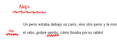 signos indicación tipológica, signo negritas, signos de corrección, curso preimpresión, corrección editorial