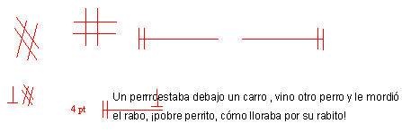 signo marcado, signo separación, curso preimpresión, corrección editorial