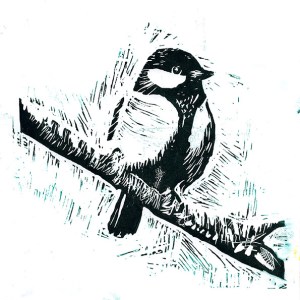 pajarillo; nava del barco; jesús garcía jiménez; linóleo; artes gráficas