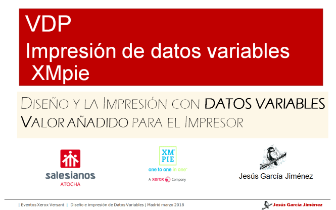 ponencia VDP, jesús garcía jiménez, dato variable, XPPie, Madrid, 